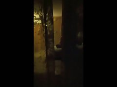 Hotel couple spy in holiday