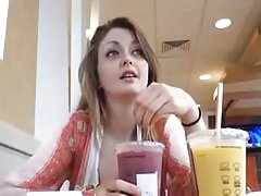 Beautiful Teen Horny At McDonald&#039;s