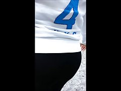 Transparent see through Leggings tights in Woods