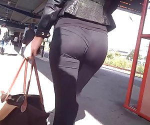 geile leggins im zug