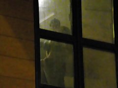 boys watching the neighbors