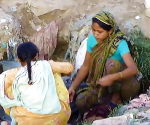 Indian Village Girl Spied In Outdoor Hidden