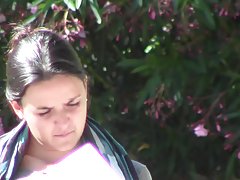 Candid Shoeplay Dangling Heelpopping at Park