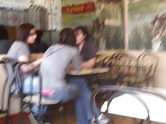 THONG SLIP - Pink Thong Exposed