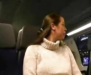 blowjob on the train