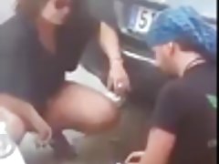 pillados teniendo sexo en la calle