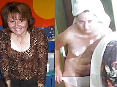 Hidden cam milf wife after shower