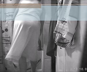 Spy cam finally got her