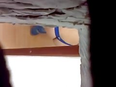 Delicious brazilian girl. Changing clothes.