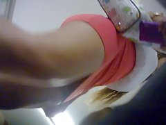 sexy upskirt minidress pink