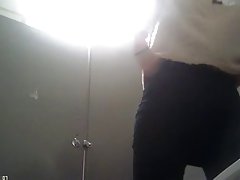 korean co worker bathroom voyeur