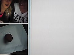 Funny Flash on web cam for 2 girls - reaction