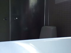 Milf masturbate in Shower