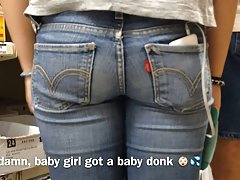 Candid Teen Booty at Home Depot