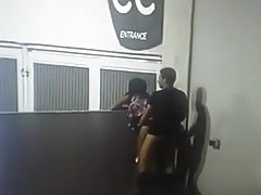 security guys catch a couple fucking