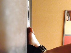 Mexican milf trying on bikini