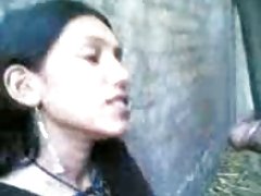 Desi College GF Sucking circumcised penis of BF In Hindi