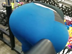 BigButt Milf on Exercise Equipment
