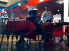 public sex in restaurant