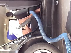 Carwash sexy teen upshorts!! 2