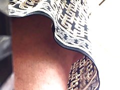 Mature Upskirt No Panties