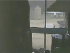 slutty mature exposing herself to neighbor