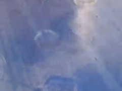 Upskirt on a Greek boat