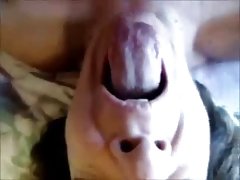 Cumming in mouth of my horny mature slut. Amateur
