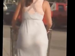 Spying Milf Butt - Chubby Plumper ass - Booty Voyeur