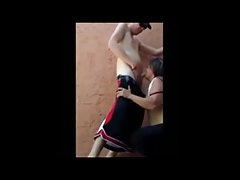 Streetwhore public face fuck swallow