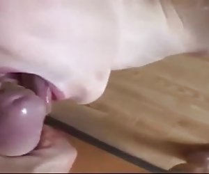 Euro couple doggystyle ends with cumshot!