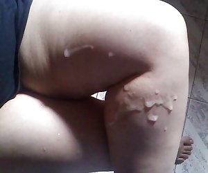 Cum In My Girlfriend&#039;s Crossed Legs 10