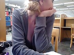 Hottest Library Masturbator You&#039;ll See Today