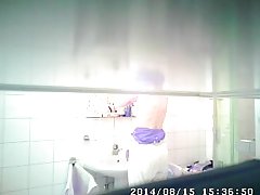 Hidden Cam. ( . )( . ) washing.