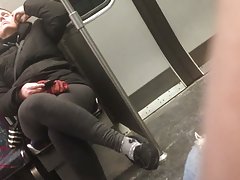 Very sexy foot dangle tease