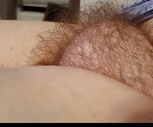 wifes soft round hairy pussy mound