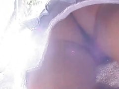 No panties upskirt