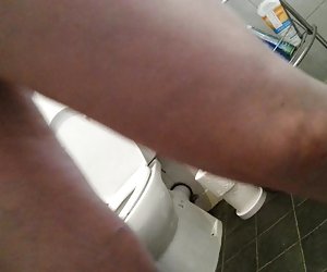 wife voyeur in bathroom