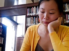 Candid Asian Library Girl Feet and Legs Part 4