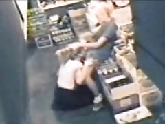 secruity cam catches them at work