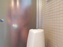 Caught my milf masturbate in shower
