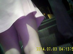 Turkish upskirt with no panty